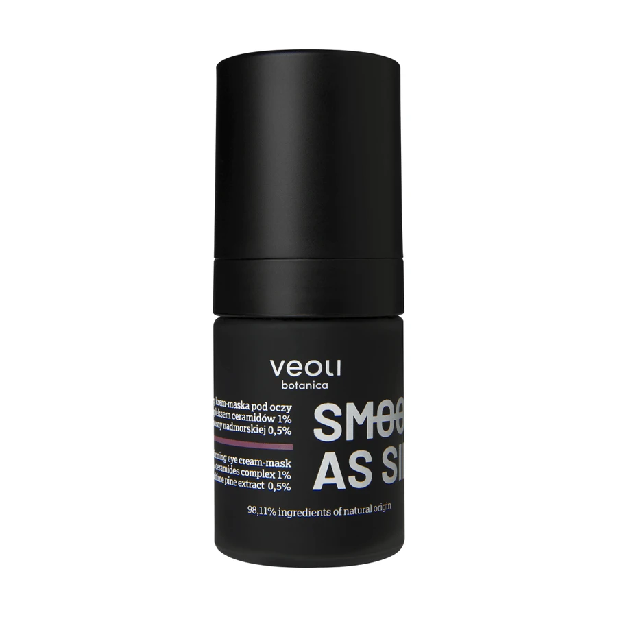 Veoli Botanica Glatt wie Seide, reparierende und straffende Augencreme-Maske, 15 ml