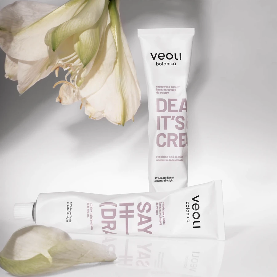 Veoli Botanica Dear Skin, It's Rich Cream, cremă de față oclusivă reparatoare și calmantă, 75 ml
