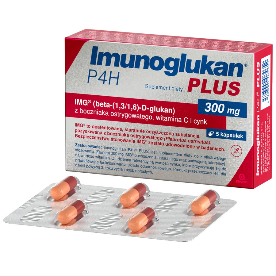 Imunoglucan P4H Plus, 5 Kapseln