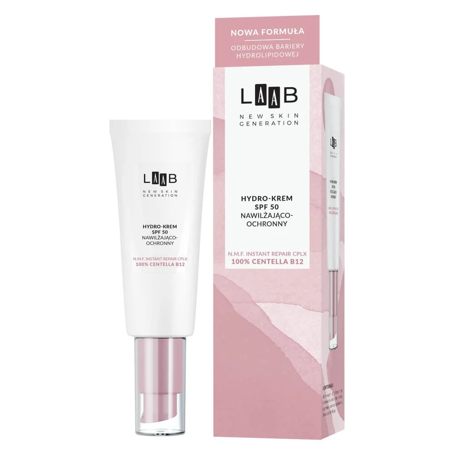 AA LAAB Centella B12, hydro-crème, hydraterend en beschermend, SPF 50, 40 ml