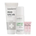 Set Swederm Hudsalva Sensitive, stark fettende Salbe, trockene Haut, 100 ml + Swederm Comfort Roll, 60 ml + Hudsalva Salbe mit Vitamin E, 2 x 8 ml gratis