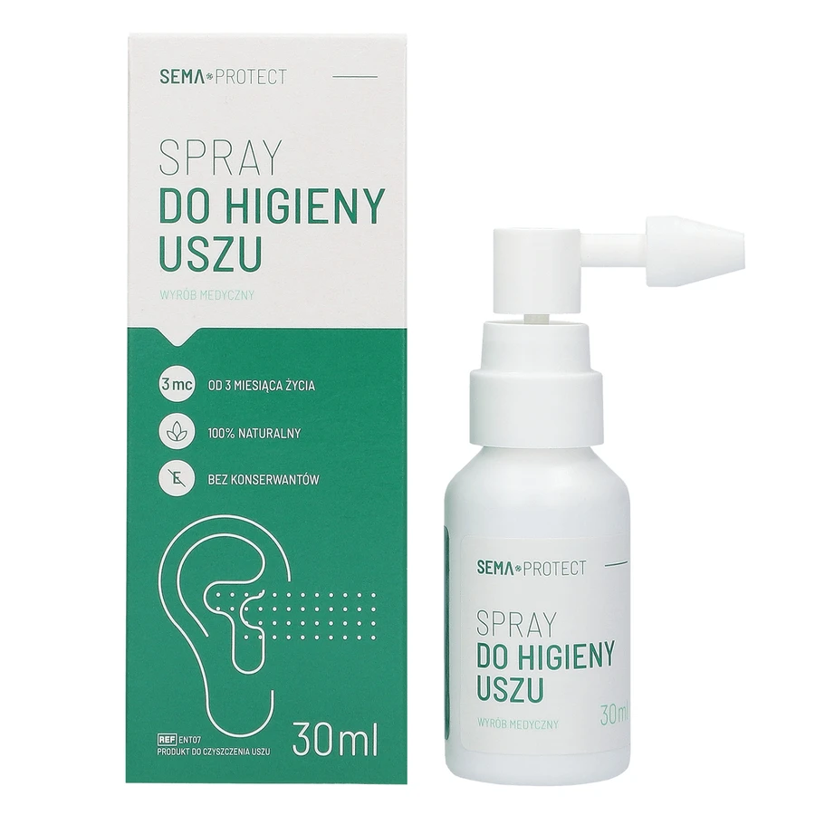 SEMA Protect Spray Higiene Oídos, para niños a partir de 3 meses y adultos, 30 ml
