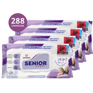 Opharm Senior Comfort 4in1 set, lingettes humides, 4 x 72 pièces