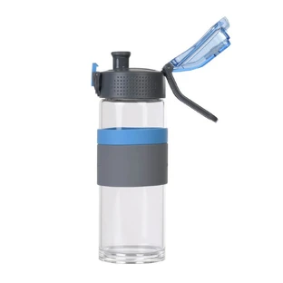 Casno, Kreuzglasflasche, blau, 500 ml