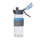 Casno, Kreuzglasflasche, blau, 500 ml