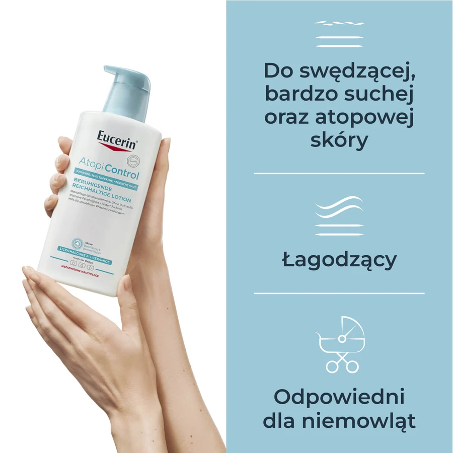 Eucerin AtopiControl, beruhigende Körperlotion, 400 ml