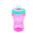 Cană Kidisipper Gripper, 9luni+, Roz/Turcoaz, 300 ml, VB443632, Vital Baby