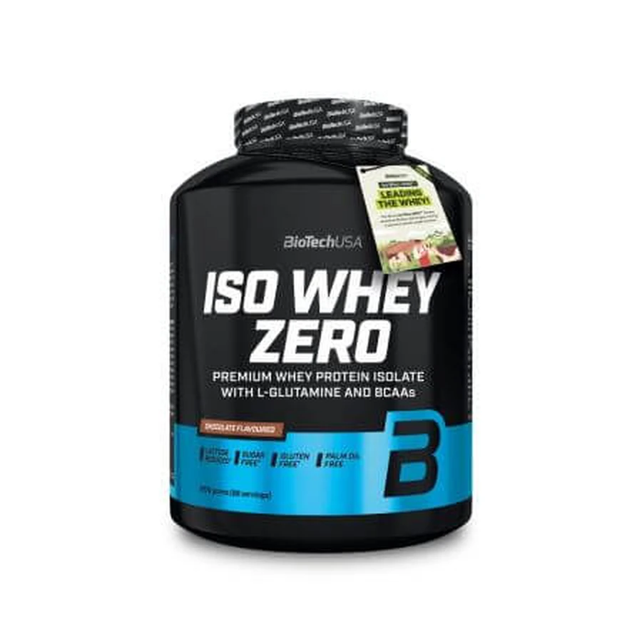 Iso Whey Zero proteïnepoeder met chocoladesmaak, 2270 g, BiotechUSA