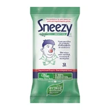 Erkältungs-Feuchttücher, Menthol, 12 Stück, Sneezy