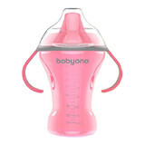 Bicchiere rosa antigoccia, 240 ml, Babyono