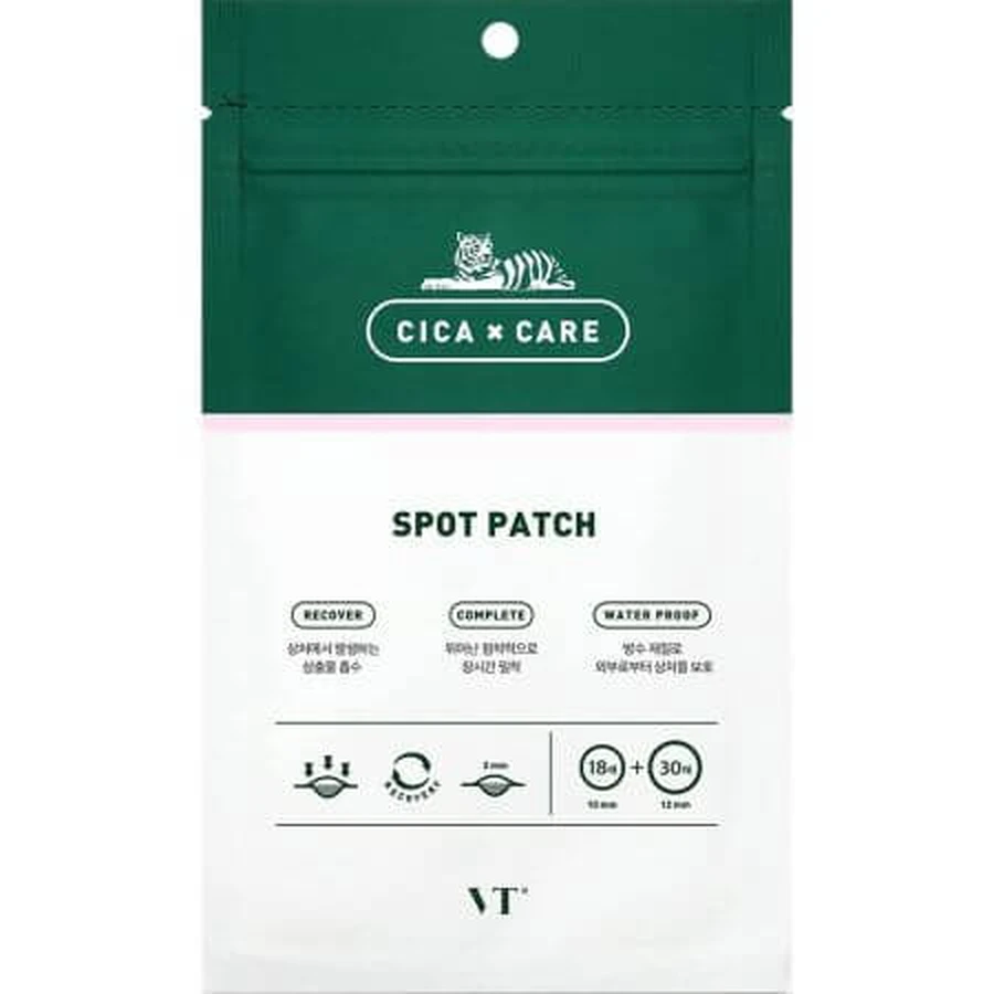 Spot Patch Spot Patch Cica Care, 48 stuks, VT Cosmetics