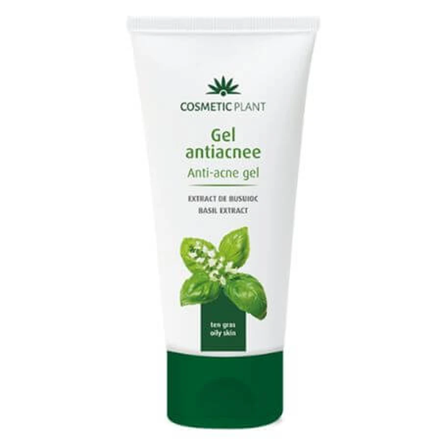 Anti-acne gel met basilicumextract, 50 ml, Cosmetic Plant