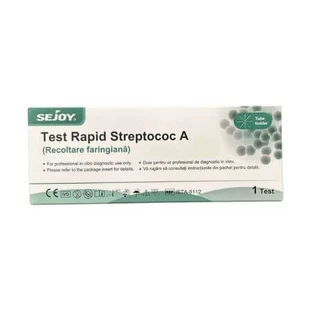 Streptokokken-A-Schnelltest, 1 Stück, Sejoy