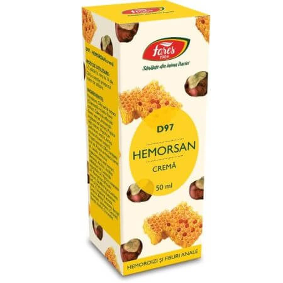 Hemorsan Crème D97, 50 ml, Fares