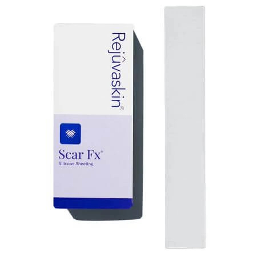 Scar Fx parche de silicona para cicatrices Scar Fx, 3,75 cm x 22,5 cm, 1 pieza, Rejuvaskin
