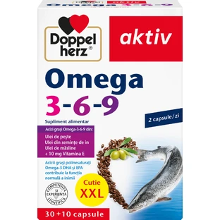 Omega 3-6-9, 30 + 10 Capsules, Doppelherz