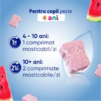 MagneVie Kids, 70 mg magnesium + 0,6 mg vitamine B6, zenuwstelsel en concentratie, 30 kauwtabletten​​​​​​​​