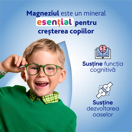 MagneVie Kids, 70 mg magnesium + 0.6 mg vitamin B6, nervous system and concentration, 4 x 30 chewable tablets​ Sanofi