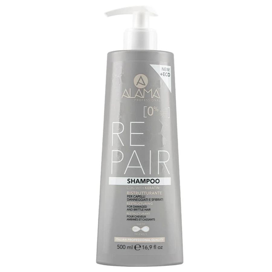 Alama Repair Keratine Shampoo voor beschadigd haar, 500 ml