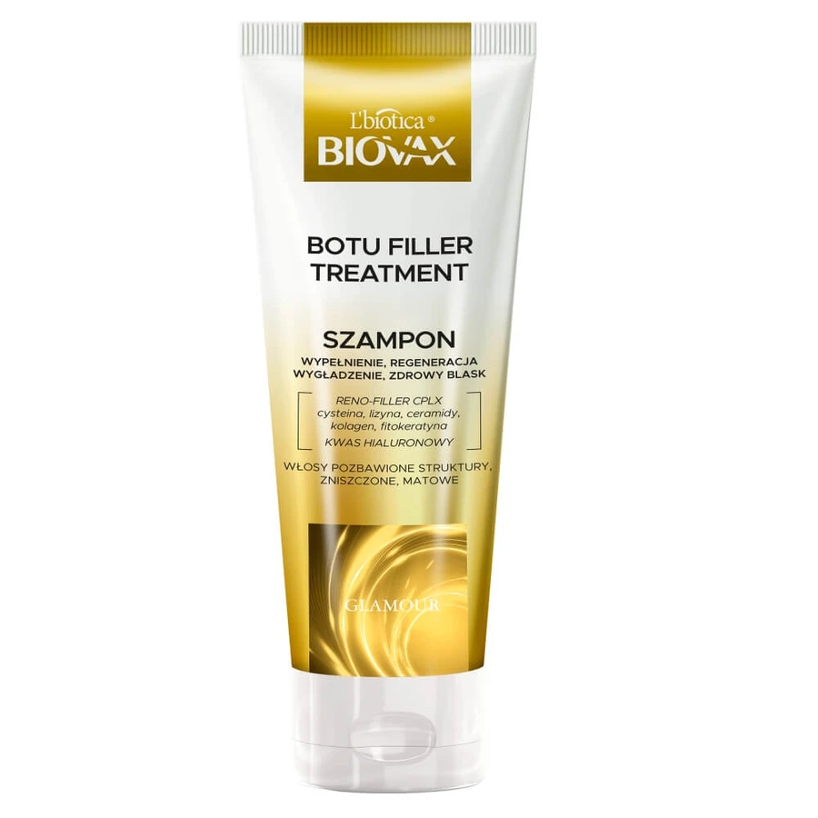 Biovax Glamour Botu Filler Treatment Șampon de umplere și netezire, 200 ml