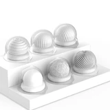 S-Hande Jelly Cup Set of double-sided egg-shaped masturbators, 6 pieces