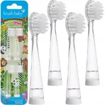 Spare heads for WildOnes Electric Toothbrush 0-10 years, 4pcs, Brush Baby