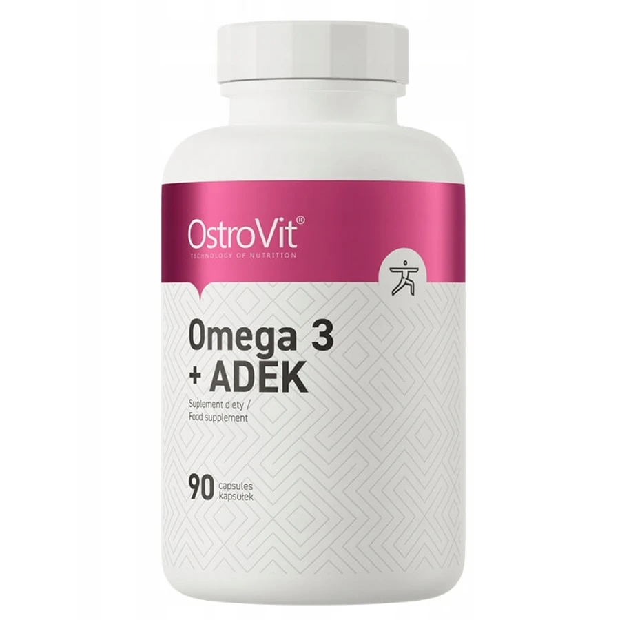 OstroVit Omega 3 + ADEK, 90 cápsulas