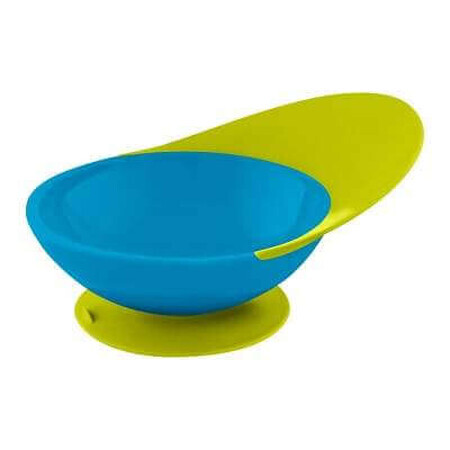 Castron cu sistem anti-stropire Catch Bowl, verde-albastru, Boon