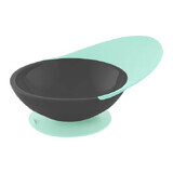 Castron cu ventuza, Catch Bowl Gri/Vernil, Boon