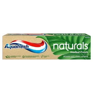 Pasta dentífrica Aquafresh Naturals Herbal Fresh con flúor, 75 ml
