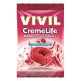 Creme Life Classic Sugarfree Raspberry Cream Candy, 110g, Vivil