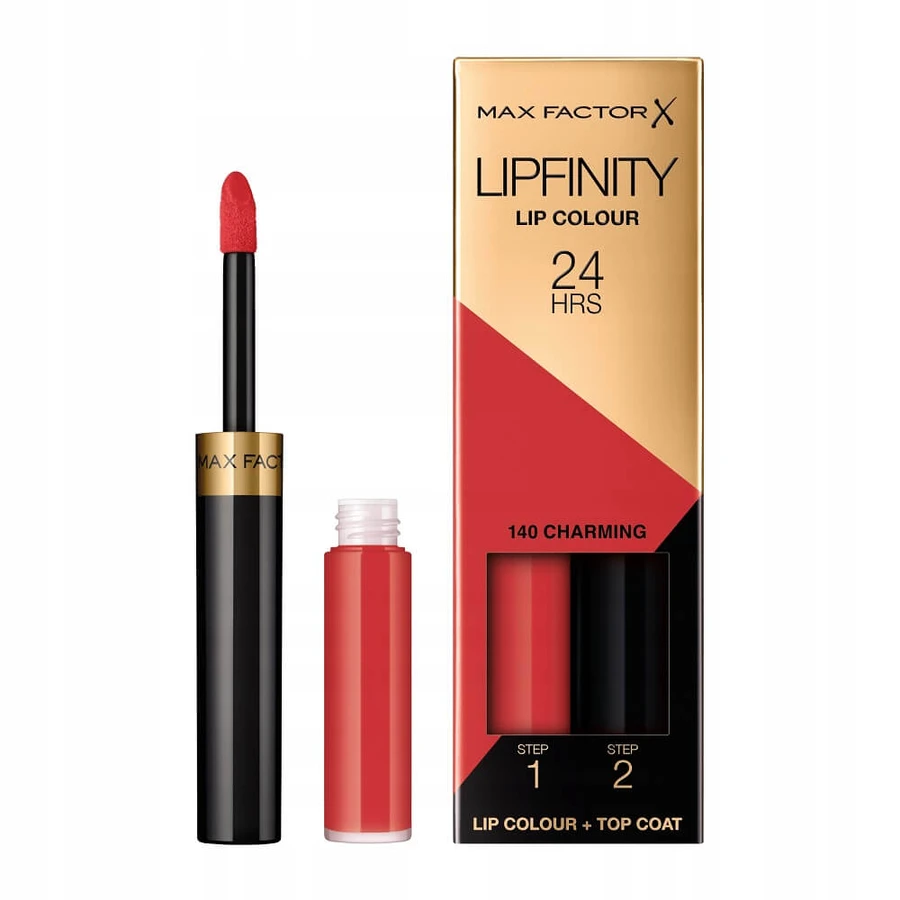 Max Factor Lipfinity Lip Colour Two-Phase Liquid Lipstick 140 Charming