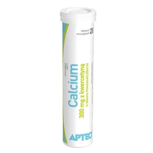Calcium 300mg mit Quercetin Apteo 20 Brausetabletten