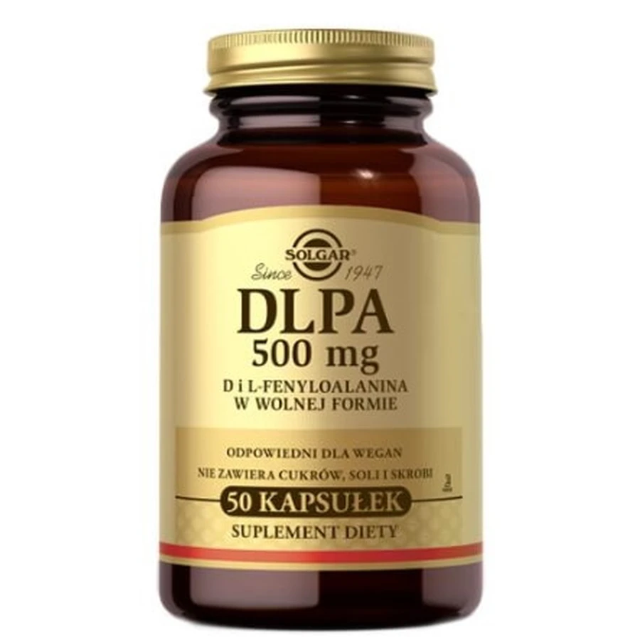 Solgar, DLPA 500mg, 50 capsule