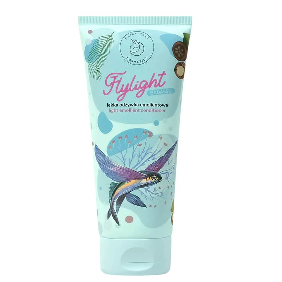 Hairy Tale Flylight Acondicionador Emoliente Ligero de Babasú Manteca de Babasú, 200 ml