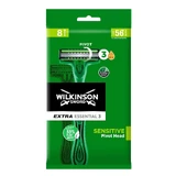 Wilkinson Extra Essential 3 Sensitive Disposable Men's Shaver, 8 pieces