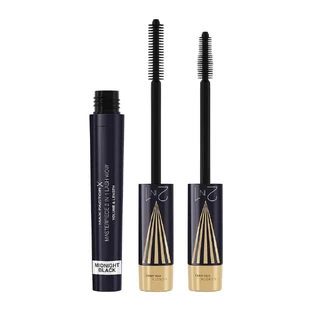 Max Factor Masterpiece 2en1 Lash Wow Máscara de pestañas alargadora y voluminizadora 003 Midnight Black, 7 ml