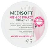 Anida Medisoft Hydraterende en verzachtende gezichtscrème vlas extract, 100 ml