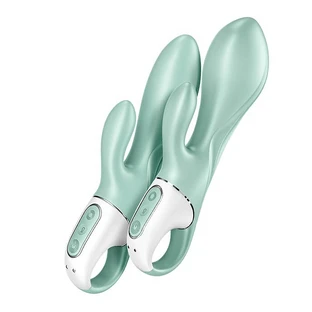 Satisfyer Air Pump Bunny 5+ Vibrator with pump Mint