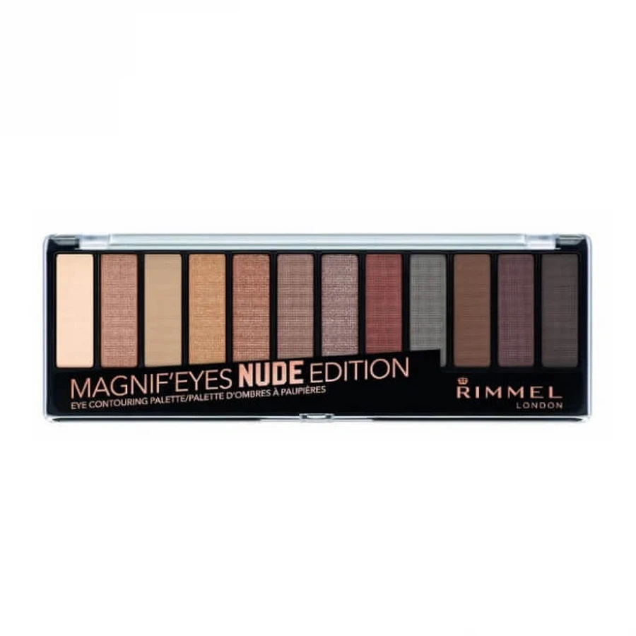 Rimmel Magnif Eyes Shadow Palette 001 Nude Edition, 14.16 g