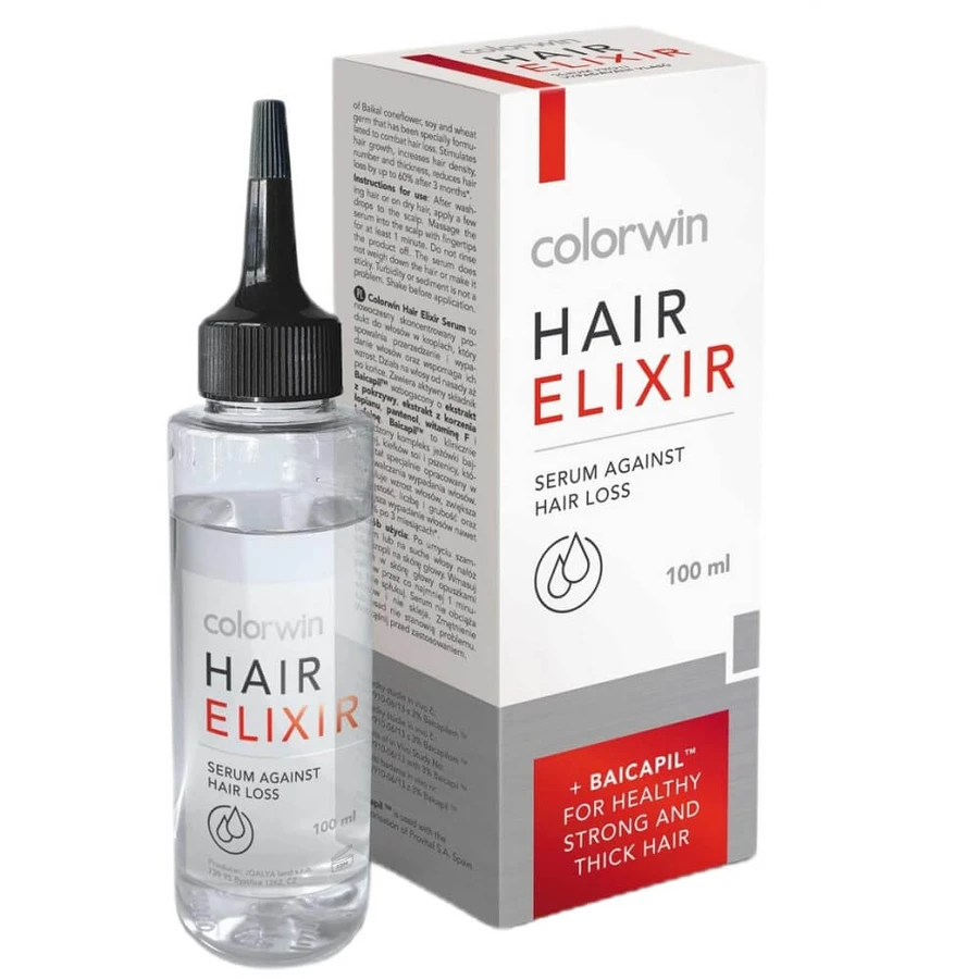 Colorwin Hair Elixir Serum do włosów przeciw wypadaniu, 100 ml: ceny i cechy