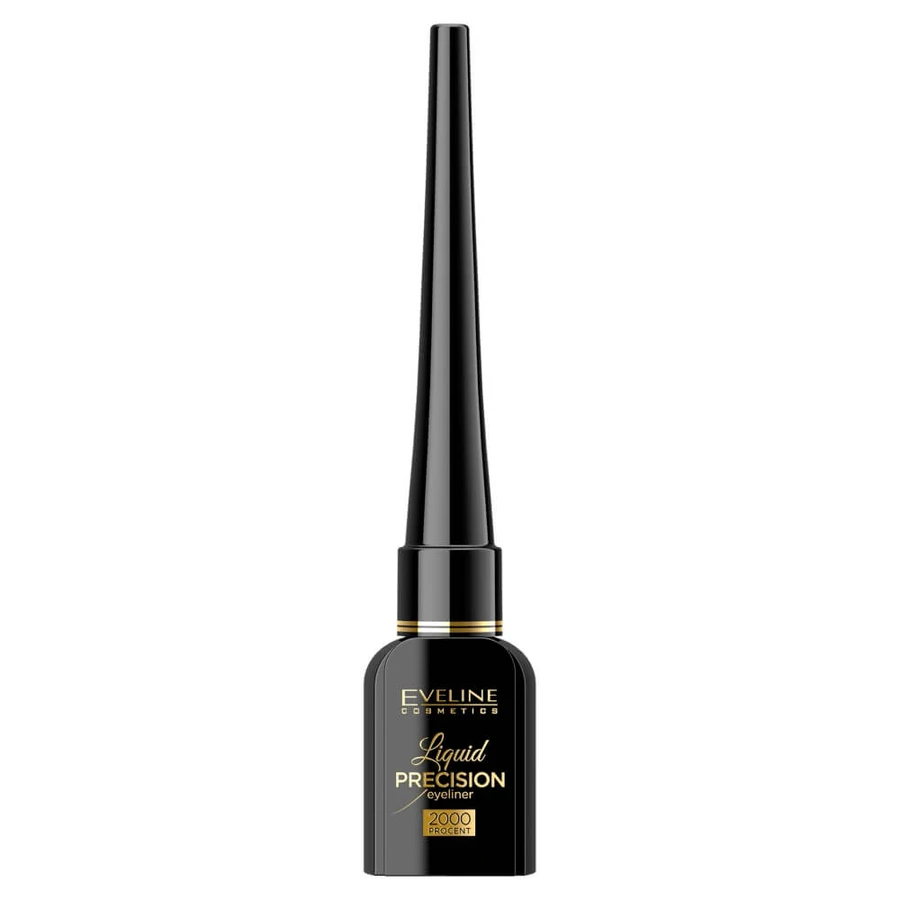 Eveline Cosmetics Liquid Precision Liner 2000 Procent Matt Black creion de ochi lichid, 4 ml