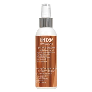 BingoSpa Crema niveladora del color con ácido kójico ascórbico y vitaminas, 135 g