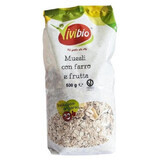 Cereale Muesli din speltă și fructe uscate, 500g, ViviBio