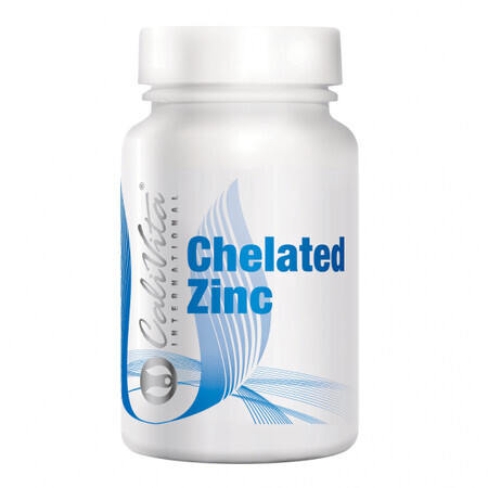 Chelated Zinc 15 MG, 100 tablete, Calivita