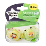 Chupete Tommee Tippee Fun Style 0-6m Amarillo, 2 piezas