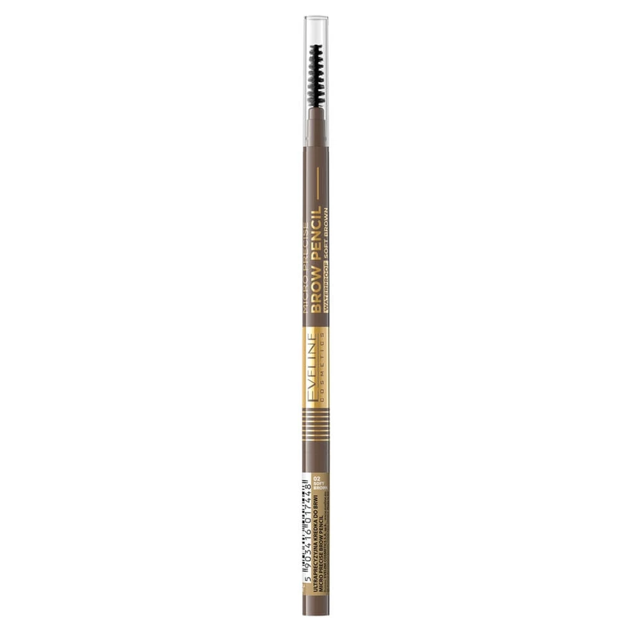 Eveline Cosmetics Micro Precise Ultra Precies Wenkbrauwpotlood 02 Zacht Bruin, 1 stuk