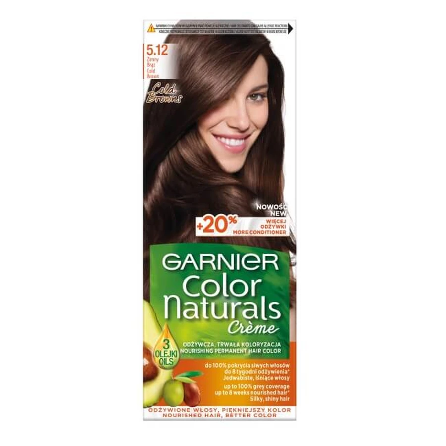 Garnier Haarfarbe 5.12 Cold Brown, 1 Stück