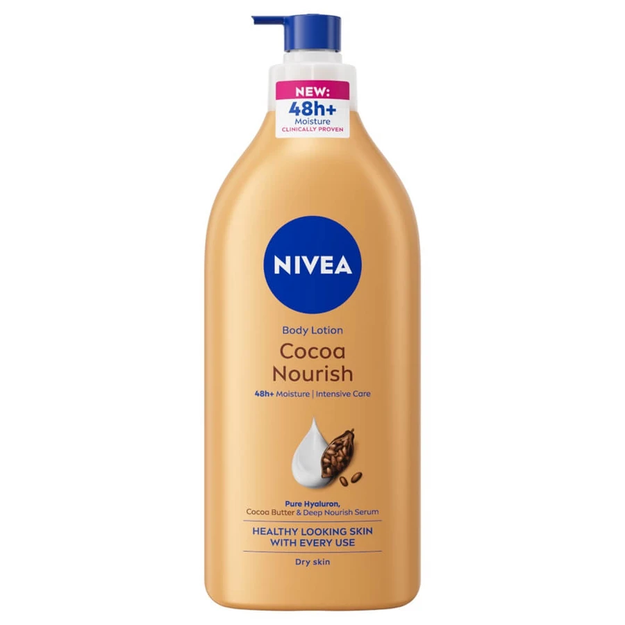 Lait corporel au beurre de cacao de Nivea, 625 ml