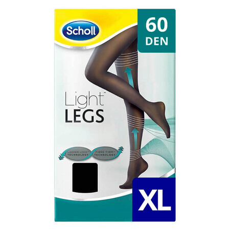 Ciorapi compresivi, Light Legs, 60 DEN, mărime XL, Scholl